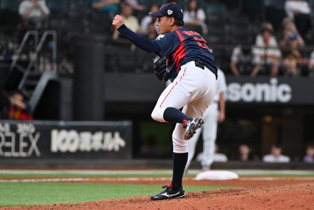 3番手の毛利海大(明治大)