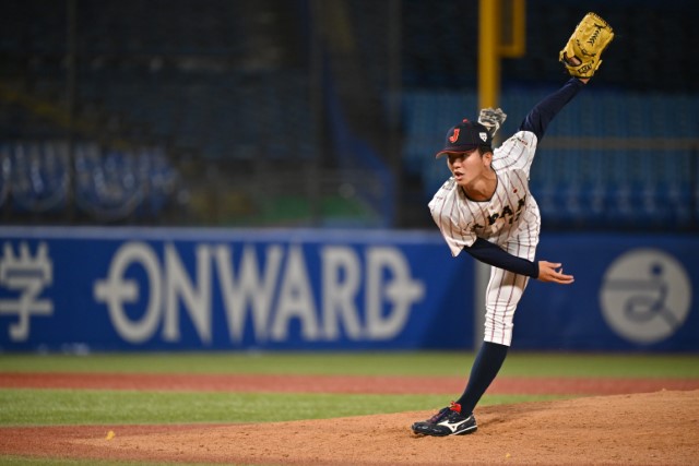 鈴木泰成(青山学院大)が三者凡退で試合を締めた