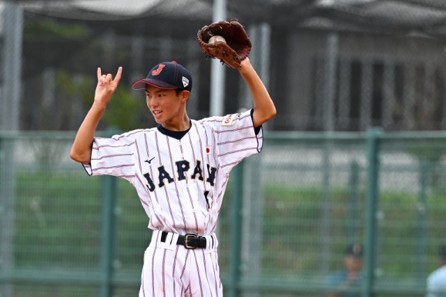 橋本翔太朗(高崎ボーイズ)はキューバを3安打完封に抑えた