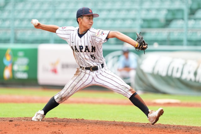 4番手の大原颯二郎(糸島ボーイズ)