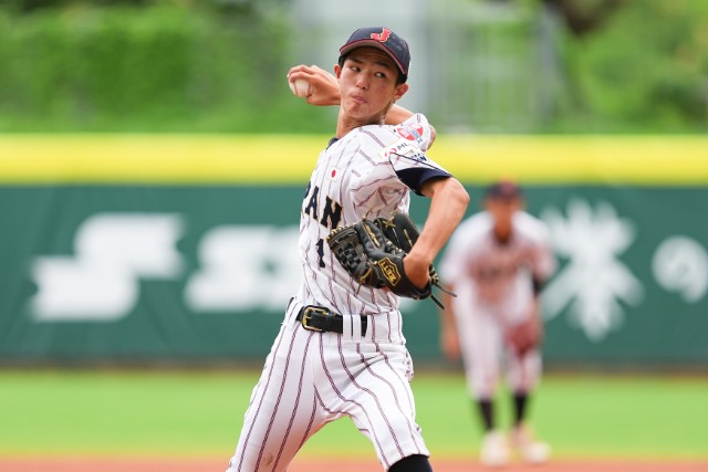 最優秀防御率、最高勝率、ベストナインの橋本翔太朗(高崎ボーイズ)