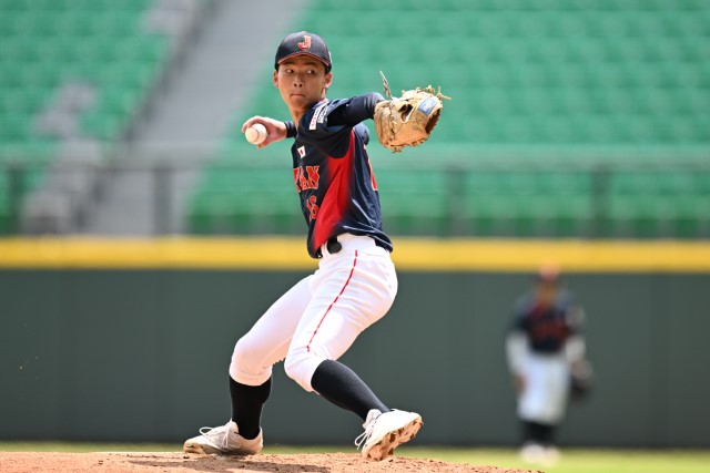 先発の田渕川真朋(東広島ポニー)
