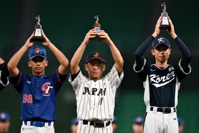 ベストナインに輝いた中島辰徳(熊本泗水ボーイズ)