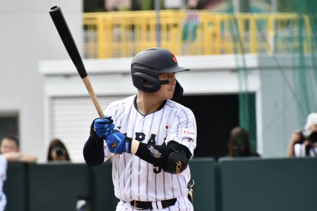 2試合連続ホームランの網谷圭将(ヤマハ)