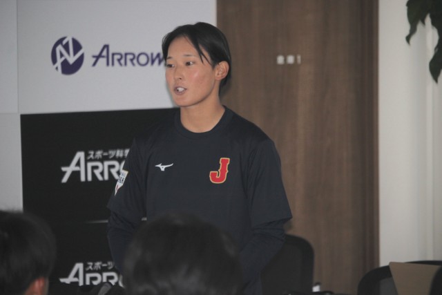 共同主将に任命された富田彩加(桃山学院大)