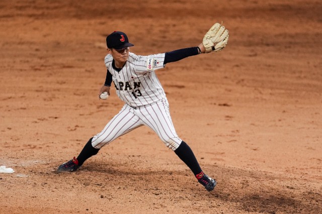 9回に登板した松田航瑠(日本製鉄室蘭シャークス)