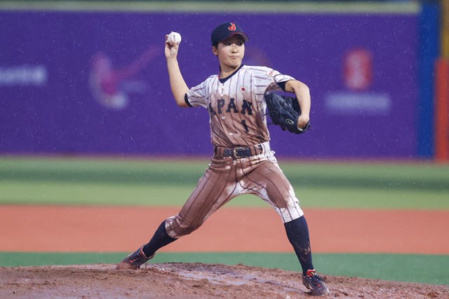 2番手の富田彩加(桃山学院大)