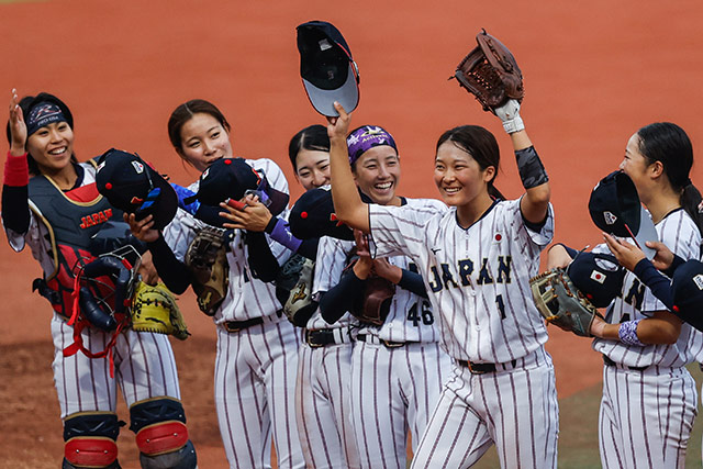 大会アナウンスで誕生日を祝福された富田彩加(桃山学院大)